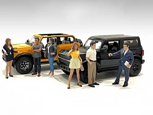 "The Dealership" 6 piece Figurine Set for 1/24 Scale Models by American Diorama