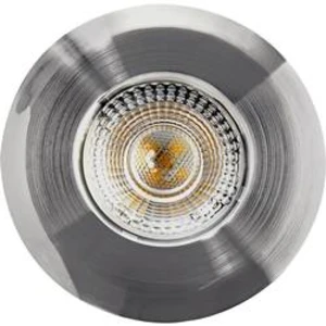 LED vestavné svítidlo Heitronic DL7202 500668, 5 W, N/A, niklová
