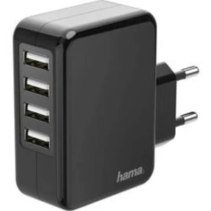 USB nabíječka Hama 00173676, nabíjecí proud 4800 mA, černá