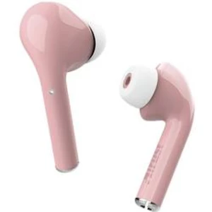 Bluetooth®, True Wireless špuntová sluchátka Trust Nika Touch 23704, růžová