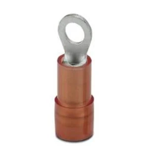 Kulaté kabelové oko Phoenix Contact C-RCEI 1,5/M3 3241201, průřez 1.5 mm², průměr otvoru 3.2 mm, částečná izolace, červená, 100 ks