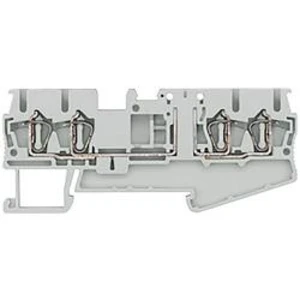 Oddělovací svorka přípojka s pružinovým protitahem Siemens 8WH20046AF00, šedá, 50 ks