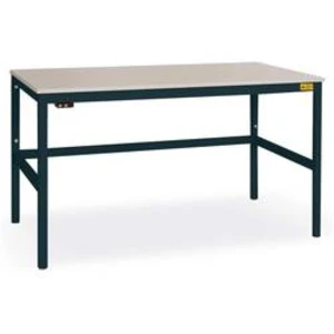 Manuflex LC1033.7016 ESD pracovní stůl CANTOLAB s kaučuk, Šxhxv = 1250 x 800 x 762-788 mm