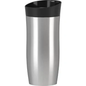 Termohrnek, izolační nádoba Emsa CITY MUG černá, stříbrná 360 ml 517811