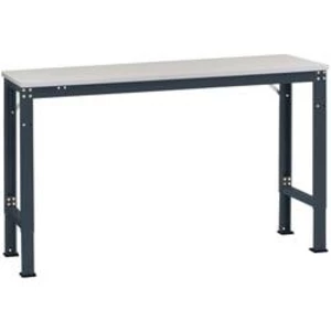 Manuflex AU8017.7016 Pracovní Přístavný stůl univerzální speciální s plastové desky, Šxhxv = 1000 x 800 x 722-1022 mm