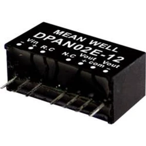 DC/DC měnič napětí, modul Mean Well DPAN02E-05, 200 mA, 2 W, Počet výstupů 2 x