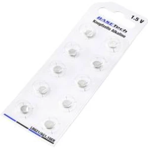 Knoflíkový článek LR 621 alkalicko-manganová Basetech AG1 6 mAh 1.5 V 10 ks