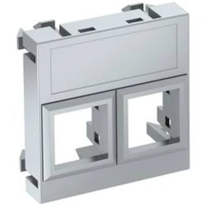 Kryt nosič datové techniky (š x v x h) 45 x 45 x 9 mm OBO Bettermann 6119308 1 ks hliník