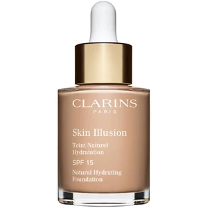 Clarins Skin Illusion Natural Hydrating Foundation rozjasňující hydratační make-up SPF 15 odstín 109C Wheat 30 ml