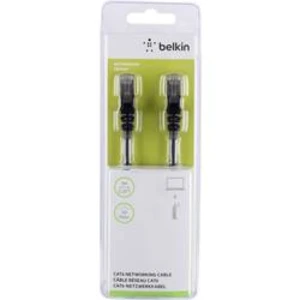 Síťový kabel RJ45 Belkin A3L981BT01MBKHS, CAT 6, S/FTP, 1.00 m, černá