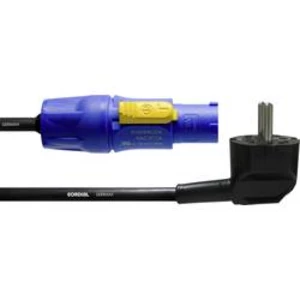 Napájecí kabel Cordial CFCA 1,5 SRC CFCA 1,5 SRC [1x zástrčka s ochranným kontaktem - 1x zástrčka PowerCon], 1.50 m, modrá