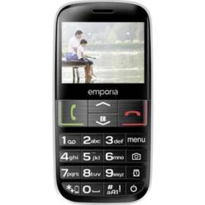 Emporia Euphoria telefon pro seniory nabíjecí stanice, tlačítko SOS černá