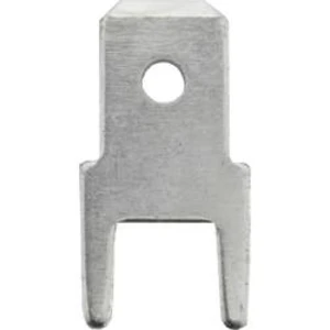 Faston zástrčka Vogt Verbindungstechnik 3825l05.68 4.8 mm x 0.5 mm, 180 °, bez izolace, kov, 100 ks