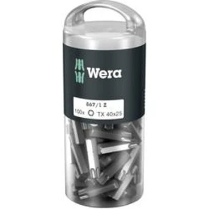 Bit Torx Wera 867/1 Z TORX® DIY 100 SiS 05072452001, 25 mm, nástrojová ocel, legováno, vysoce pevné, 100 ks