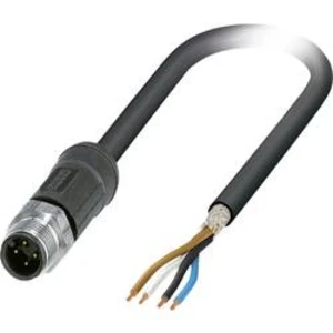 Upravený zástrčkový konektor pro senzory - aktory Phoenix Contact SAC-4P-M12MS/ 2,0-28X SH OD 1454121 zástrčka, rovná, 2.00 m, 1 ks