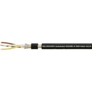 Audio kabel Helukabel 400033, 4 x 0.34 mm², černá, metrové zboží
