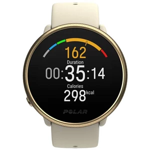 Sporttester Polar Ignite 2 vel. S-L (90085185) zlatý inteligentné hodinky • 1,1" displej • dotykové/tlačidlové ovládanie • Bluetooth • GPS, GLONASS, G