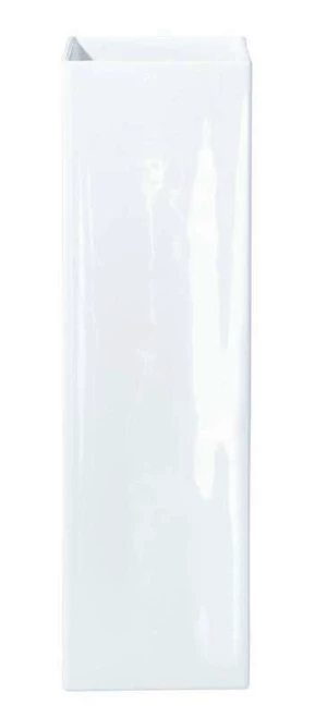 Váza QUADRO ASA Selection bílá, 30 cm
