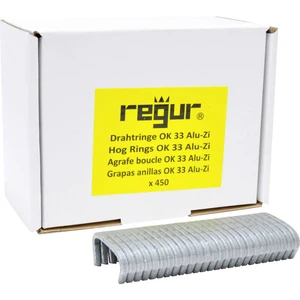 Regur OK 33 očkové spony alu-zinok 500 ks Regur 60722 Rozmery (d x š) 35 mm x 95 mm