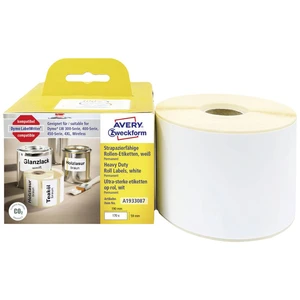 Avery-Zweckform A1933087 etikety (role) 190 x 59 mm fólia biela 1 ks  univerzálne etikety