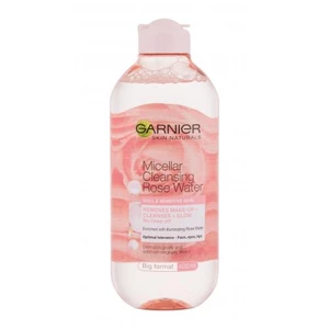 Garnier Skin Naturals Micellar Cleansing Rose Water 400 ml micelárna voda na veľmi suchú pleť; na unavenú pleť; na citlivú a podráždenú pleť