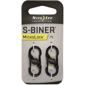 NITE Ize NI-LSBM-01-2R3 karabína  MicroLock S-Biner 2  35 mm x 15 mm x 7 mm  2 ks