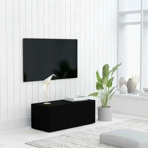 TV Cabinet Black 31.5"x13.4"x11.8" Chipboard