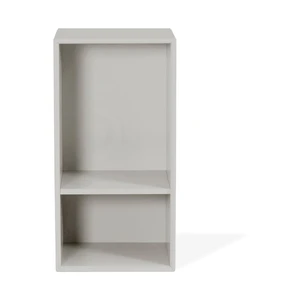 Svetlosivá polica Tenzo Z Halfcube, 36 x 70 cm