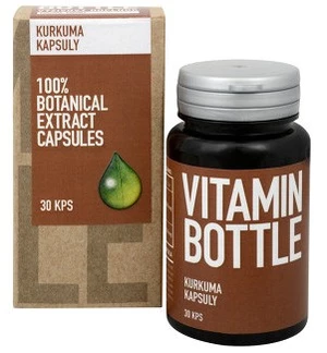 Kurkuma kapsle - Vitamin Bottle, 30 tablet,Kurkuma kapsle - Vitamin Bottle, 30 tablet
