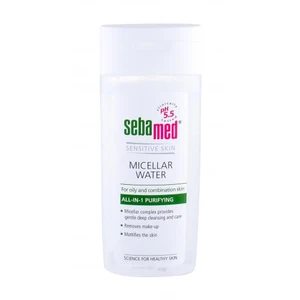 SebaMed Sensitive Skin Micellar Water Oily Skin 200 ml micelární voda pro ženy na smíšenou pleť; na mastnou pleť