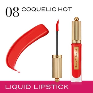 BOURJOIS Paris Rouge Velvet Ink 3,5 ml rtěnka pro ženy 08 Coquelic'Hot tekutá rtěnka