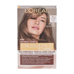 L´Oréal Paris Excellence Creme Triple Protection No Ammonia 48 ml barva na vlasy pro ženy 7U Blond na všechny typy vlasů