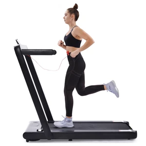 [EU Direct] BOMINFIT 2-in-1 Foldable Treadmill 2.25HP 12km/h 12 Gears 2 Modes LED Display USB Bluetooth Running Machine
