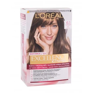 L´Oréal Paris Excellence Creme Triple Protection 48 ml farba na vlasy pre ženy 6,1 Natural Dark Ash Blonde na všetky typy vlasov