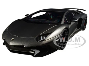 Lamborghini Aventador LP750-4 SV Grigio Titans/ Matt Grey 1/18 Model Car by Autoart