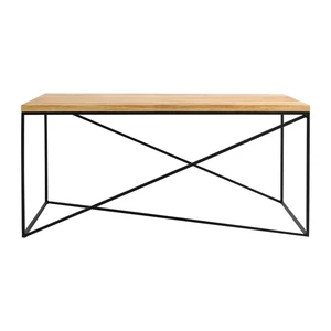 Konferenčný stolík v dekore dubového dreva Custom Form Memo, 100 x 60 cm
