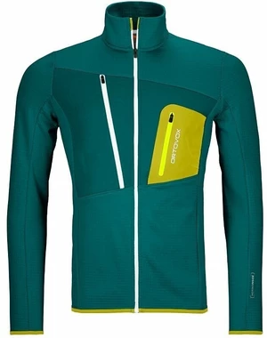 Ortovox Fleece Grid Jacket M Pacific Green S Hanorace