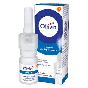 OTRIVIN 1 mg/ml Nosní sprej s dávkovačem roztok 10 ml