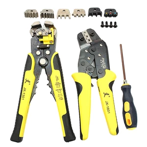 JX-D4301 Wire Crimpers Engineering Ratcheting Terminal Crimping Pliers Tool Set