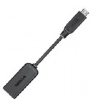 Adaptér 2mm - microUSB k nabíječkám, Black