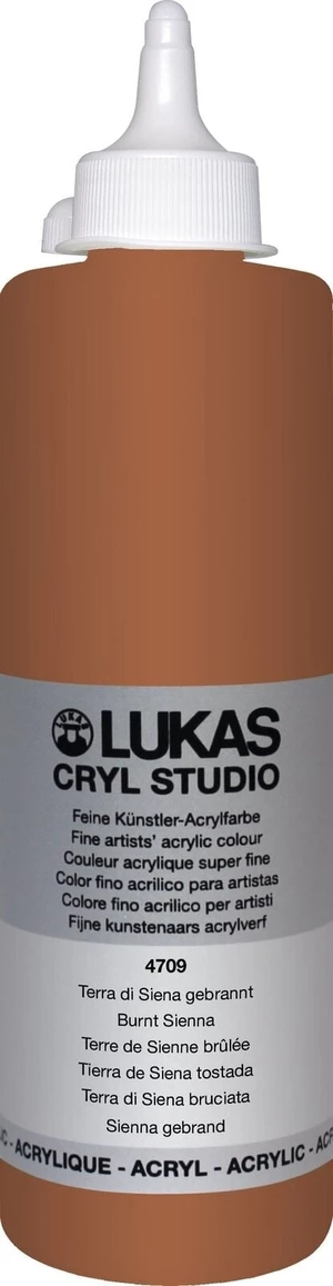 Lukas Cryl Studio Peinture acrylique 500 ml Burnt Sienna
