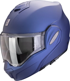 Scorpion EXO-TECH EVO PRO SOLID Matt Metallic Blue L Helm