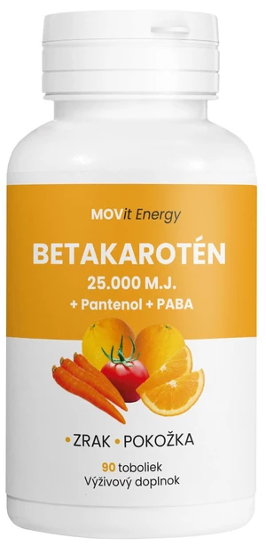 Movit Energy Betakarotén 25.000IU + Panthenol + PABA 90 kapsúl