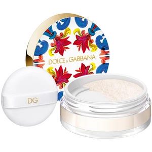 Dolce & Gabbana Sypký pudr Solar Glow (Translucent Loose Setting Powder) 10 g 01 Crystal