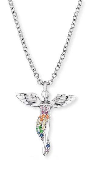 Engelsrufer Stříbrný náhrdelník Anděl ERN-LILANGEL-ZIM (řetízek, přívěsek)