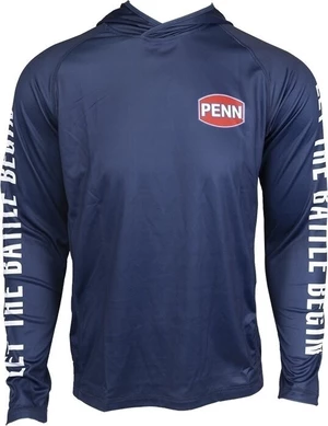 Penn Tee Shirt Pro Hooded Jersey Marine Blue 2XL