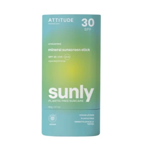 Attitude 100% minerální ochranná tyčinka na celé tělo (SPF 30) bez vůně 60 g