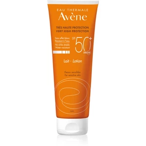 Avène Sun Sensitive ochranné mléko pro citlivou pokožku SPF 50+ 250 ml