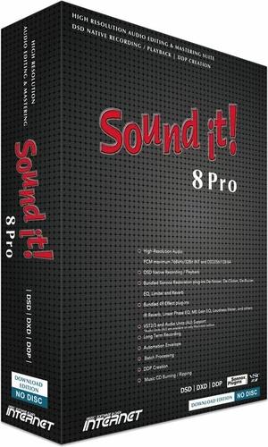 Internet Co. Sound it! 8 Pro (Win) (Digitálny produkt)