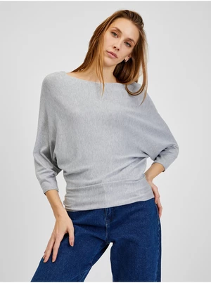 Orsay Light gray ladies sweater - Women